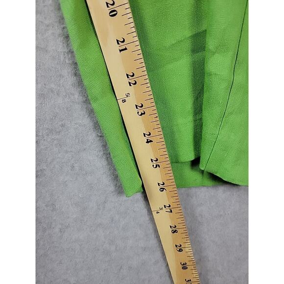 J. Jill Linen Rayon Stretch Waist Kelly Green Loose Beachy Pants Women's Plus 2X - Picture 7 of 11